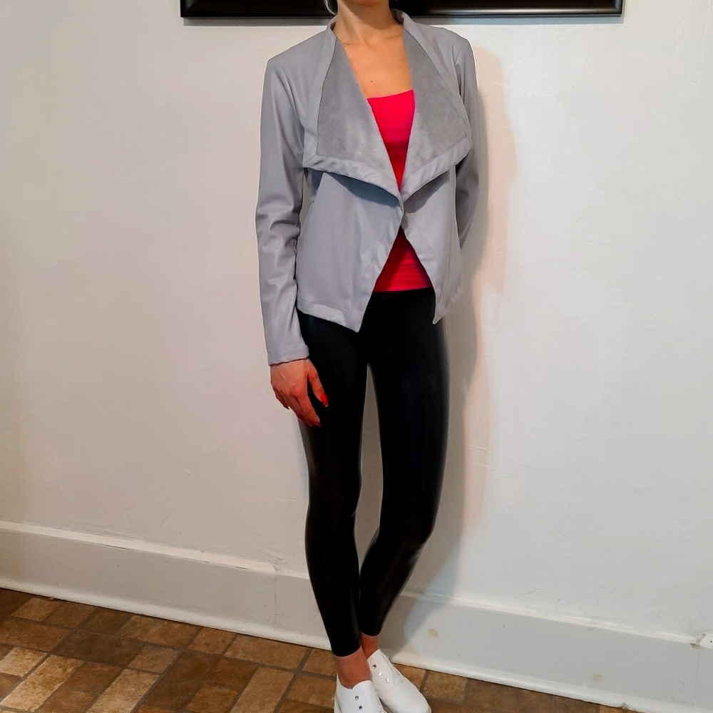 Saks Fifth Avenue Jacket faux leather M